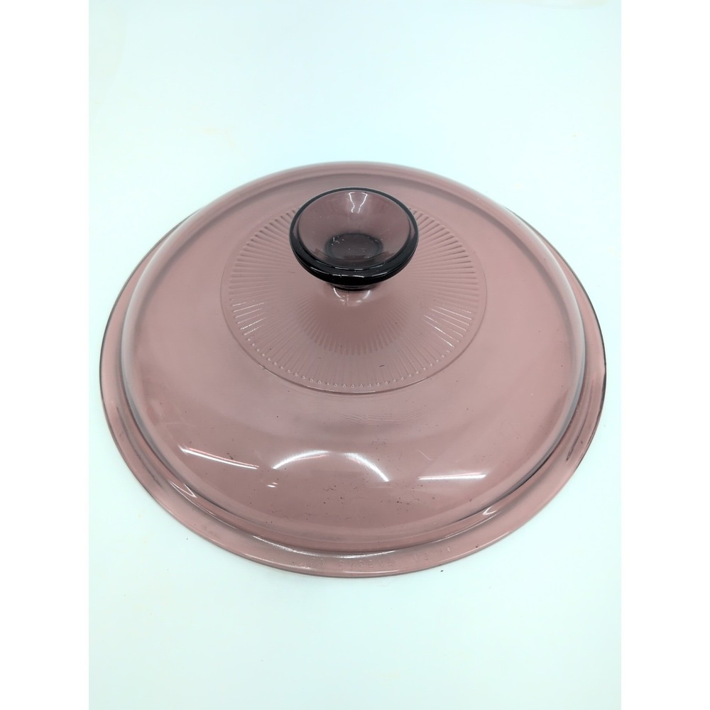 Visions Pyrex replacement lid Cranberry V 2.5 C 8 1/2 inch diameter